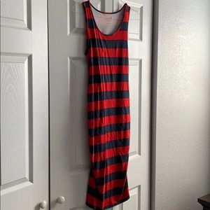Isabel Maternity Striped Tank Dress